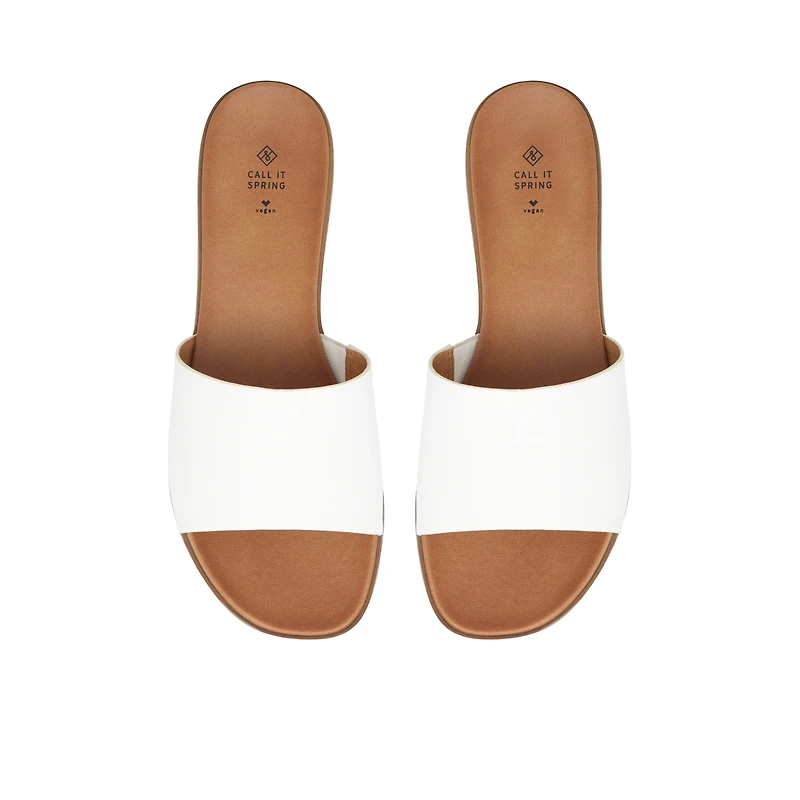 Birdie White Women's Slides