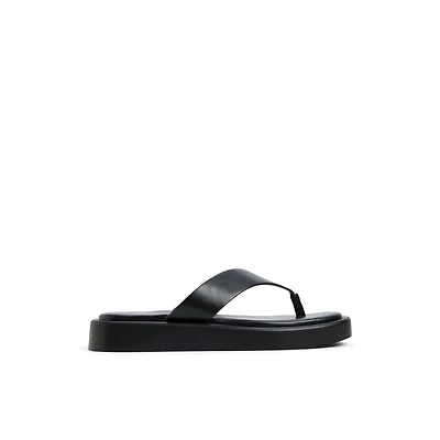 Buena Black Women's Flat Sandals