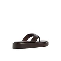 Buena Dark Brown Women's Flat Sandals
