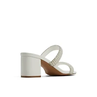 Calianaa White Women's Mule Sandals