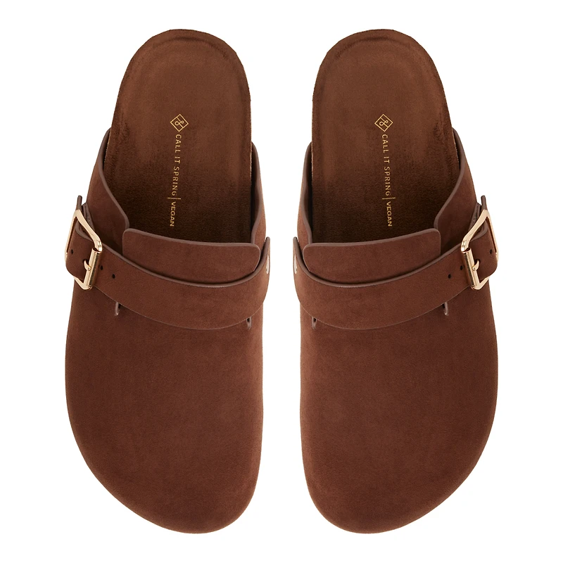 Calli Dark Brown Women's Mules