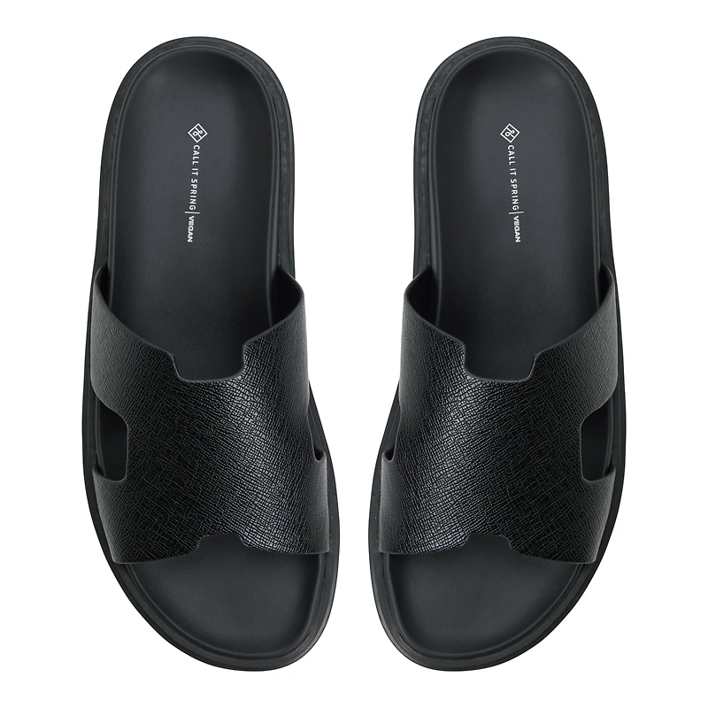Caruso Black Men's Sandals