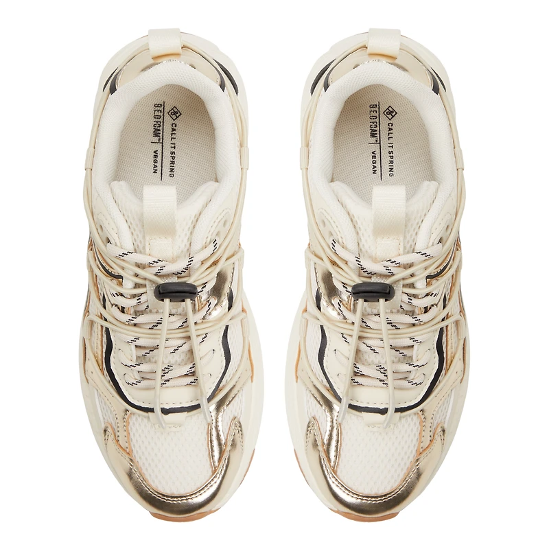 Cielia Gold Women's Athleisure Shoes