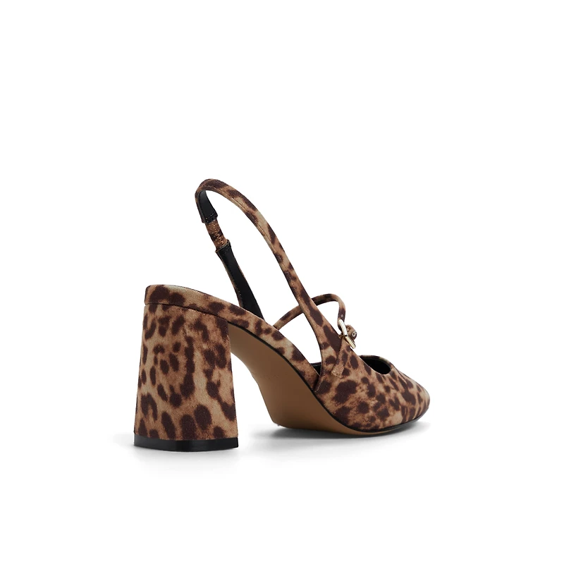 Coquettte Brown Overflow Women's Block Heels