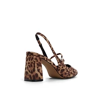 Coquettte Brown Overflow Women's Block Heels