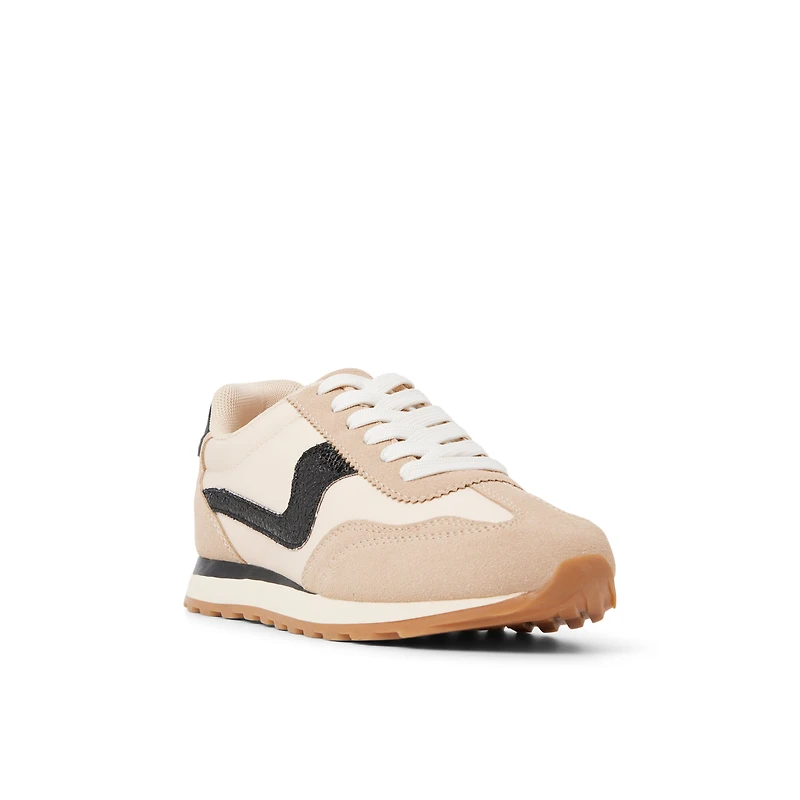 Corrie Dark Beige Women's White Sneakers