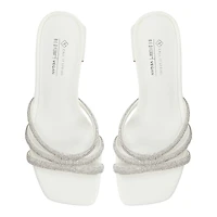 Crown White Overflow Women's Heeled mules