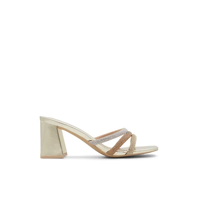 Crown Gold Women's Mule Sandals