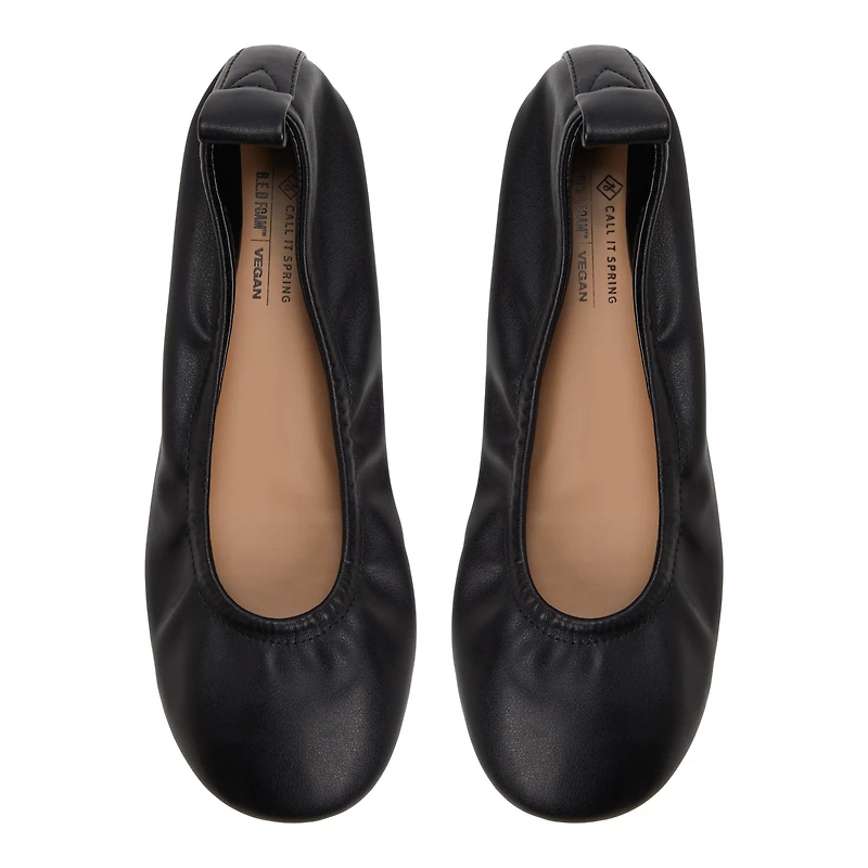 Daena Noir Femmes Ballerines | Boutique Spring Canada