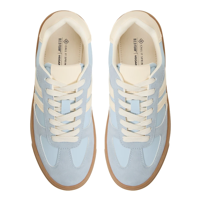 Darbie Light Blue Women's Retro Sneakers