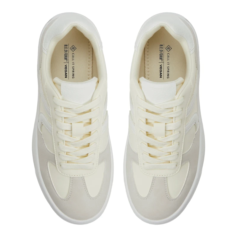 Darbie Light Yellow Women's Retro Sneakers