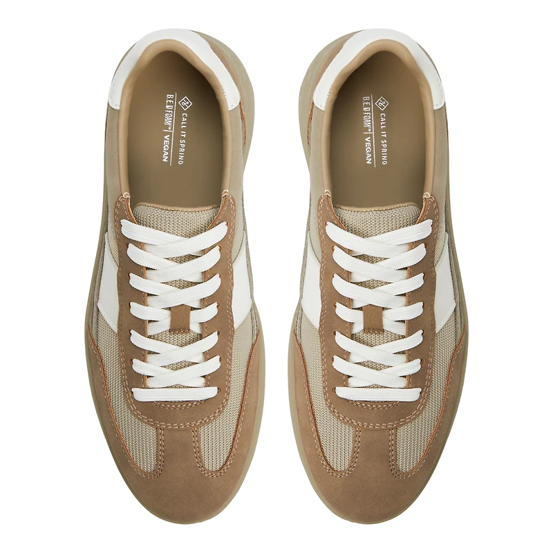 Darwen Beige Men's High Top Sneakers