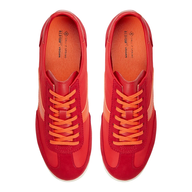 Davi Red Women's Retro Sneakers