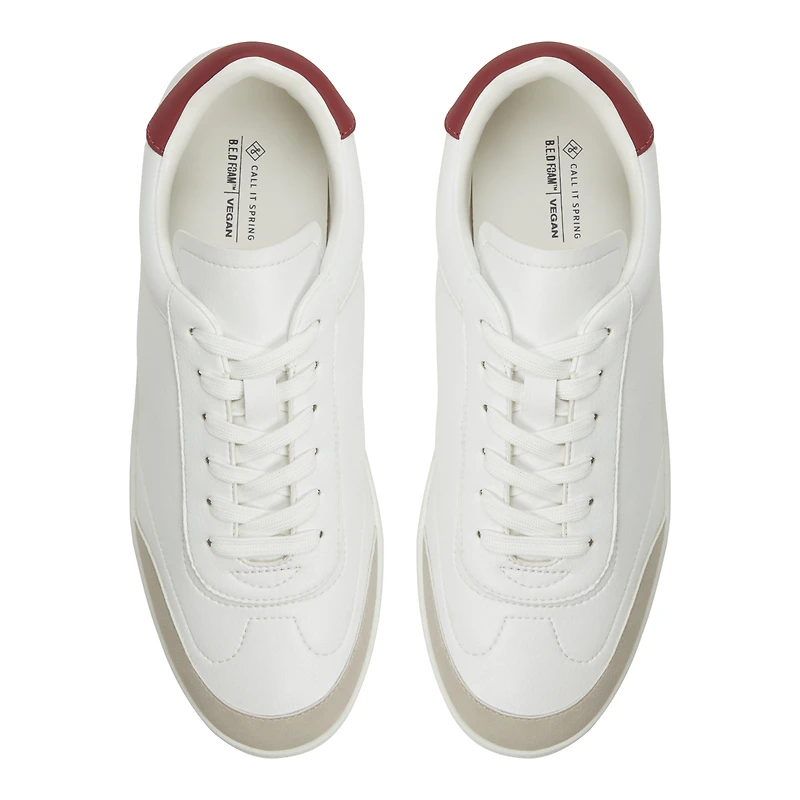 Domenico White Men's Dress Sneakers