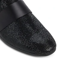 Dorion Black Synthetic Heavy Pebble Men's Loafers