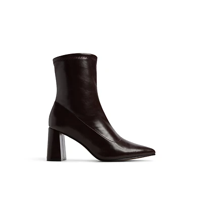 Elaraa Dark Brown Women's Dress Boots