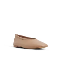 Eleynora Medium Beige Women's Ballerinas