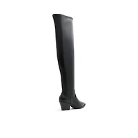 Elloise Noir Femmes Bottes au dessus du genou | Boutique Spring Canada
