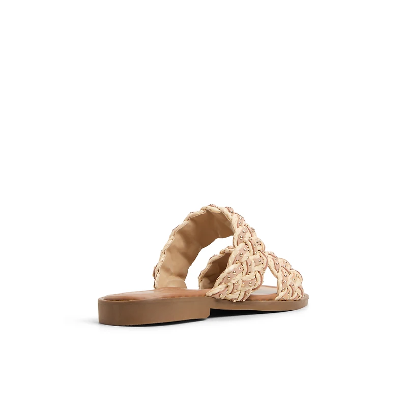 Eloiisa Beige Moyen Femmes Claquettes | Boutique Spring Canada
