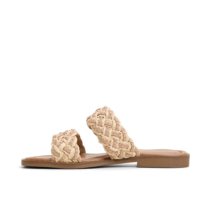Eloiisa Beige Moyen Femmes Claquettes | Boutique Spring Canada