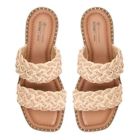 Eloiisa Beige Moyen Femmes Claquettes | Boutique Spring Canada
