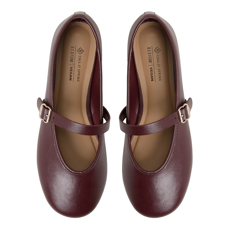Elyiaa Bordo Women's Ballerinas