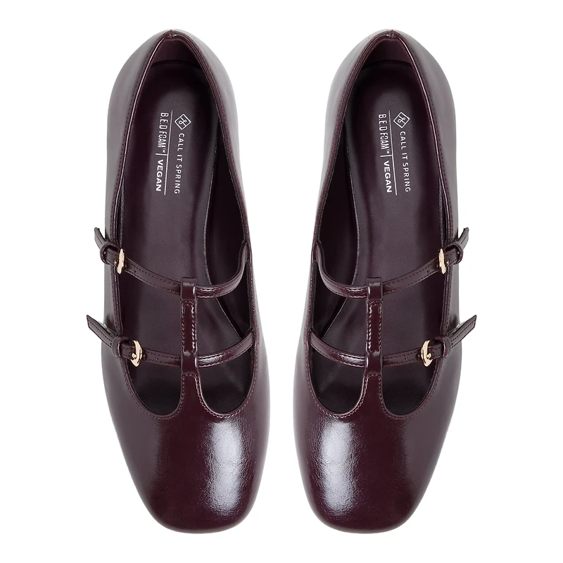 Eternelle Bordo Women's Ballerinas