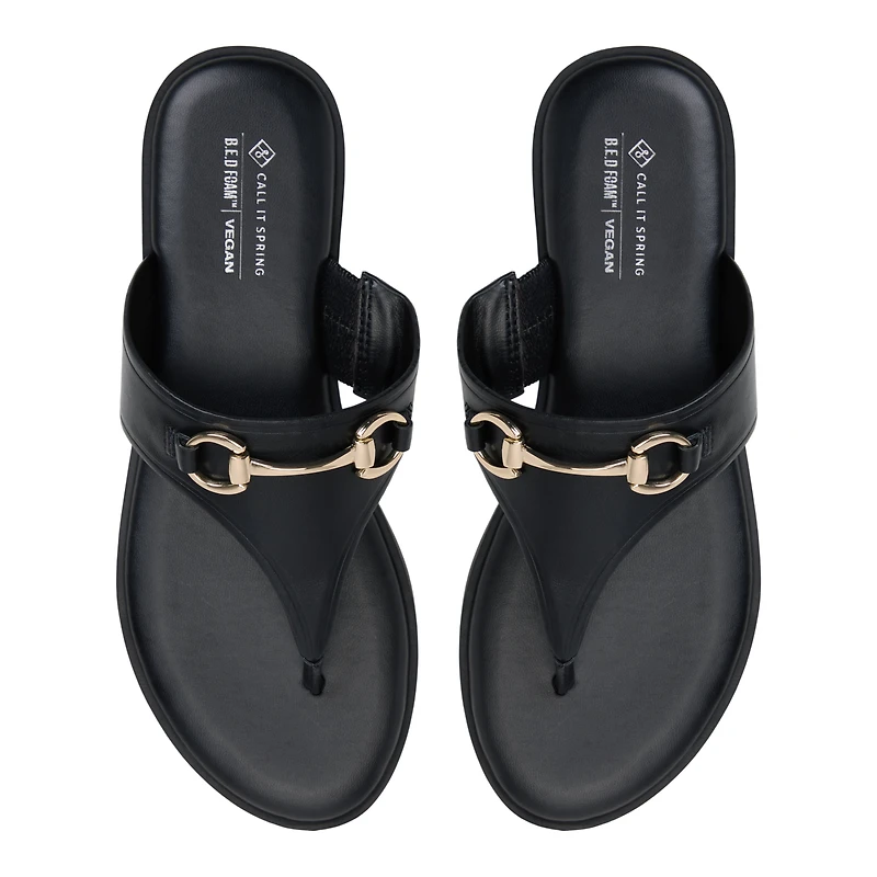Evodie Noir Femmes Talons plats | Boutique Spring Canada