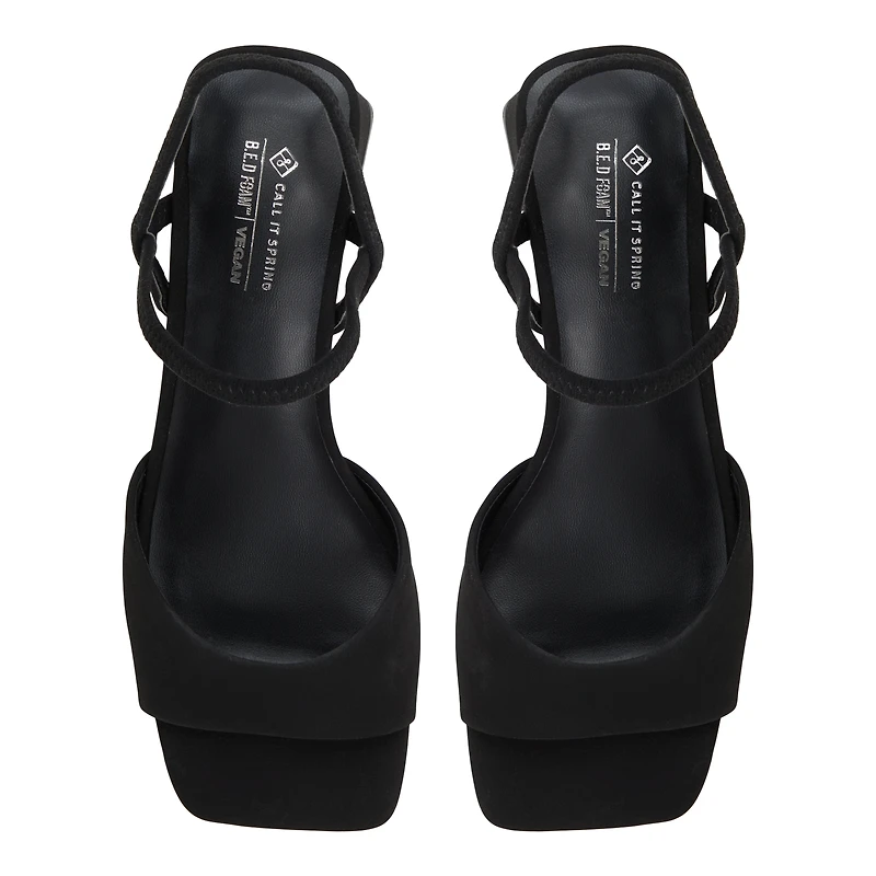 Faiith Black Women's Low-mid Heels