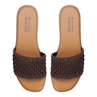 Fernn Dark Brown Women's Slides