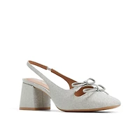 Fille Silver Women's Kitten heels