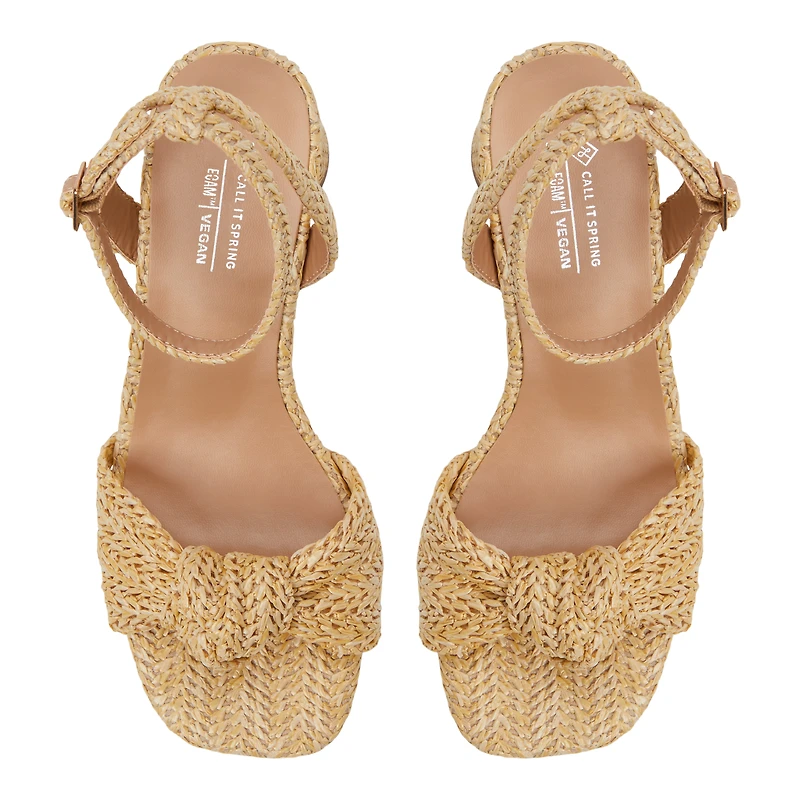 Florrence Natural Women's Low-mid Heels