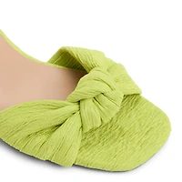 Florrence Bright Green Women's Low-mid Heels