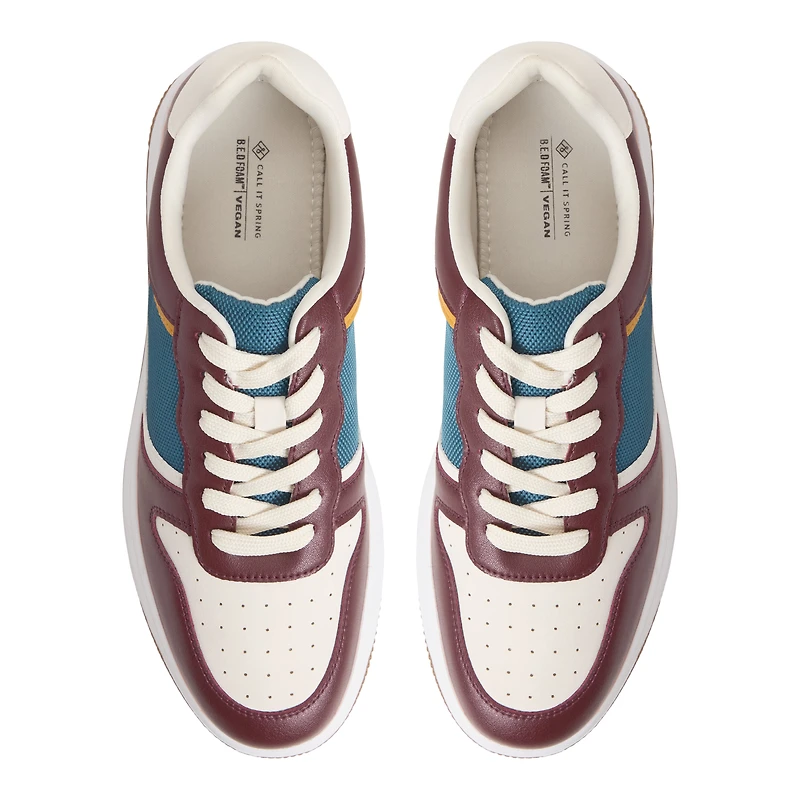 Freshh_h Burgundy Men's Sneakers