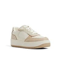 Freshy Open Beige Women's White Sneakers