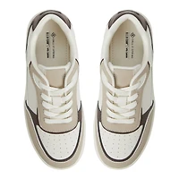Freshy Brown Overflow Women's White Sneakers