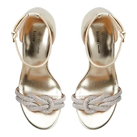 Fridda Gold Women's Metallic Shoes Bags