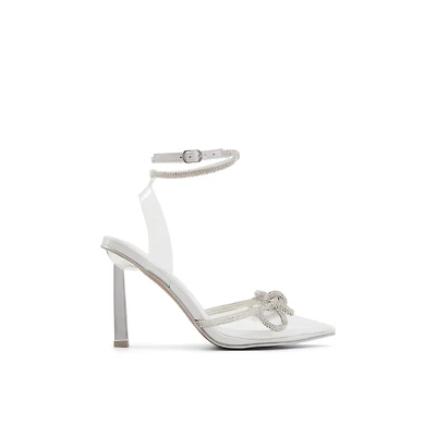 Galaa Argent Femmes Talons hauts a lanieres | Boutique Spring Canada