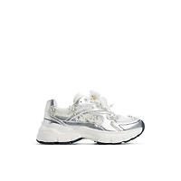 Graciemay Silver Women's Athleisure Shoes