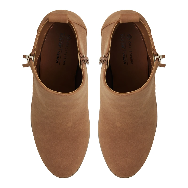 Gwenevere Cognac Women's Ankle Boots
