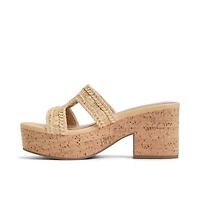 Halerria Natural Women's Mule Sandals