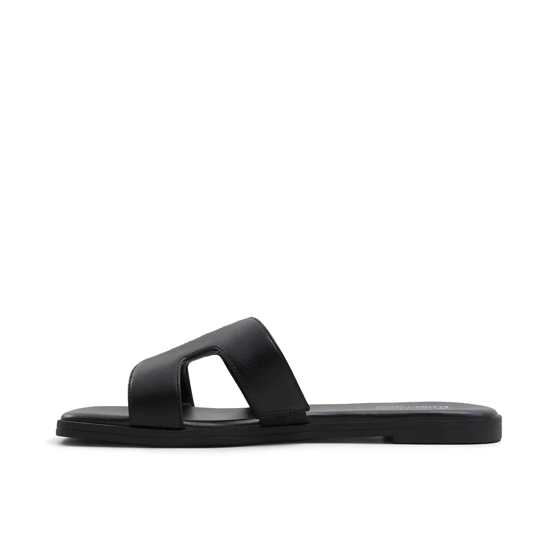 Haylee Noir Femmes Claquettes | Boutique Spring Canada