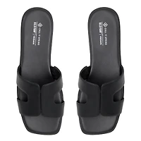 Haylee Noir Femmes Claquettes | Boutique Spring Canada