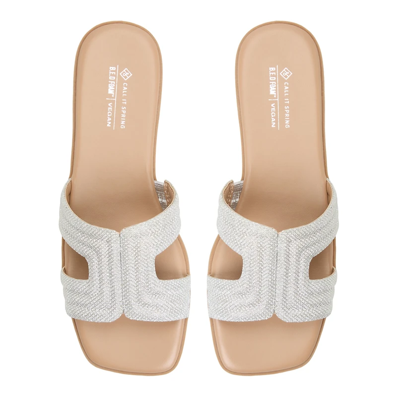 Haylee Light Silver Women's Flats