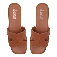 Haylee Cognac Femmes Claquettes | Boutique Spring Canada