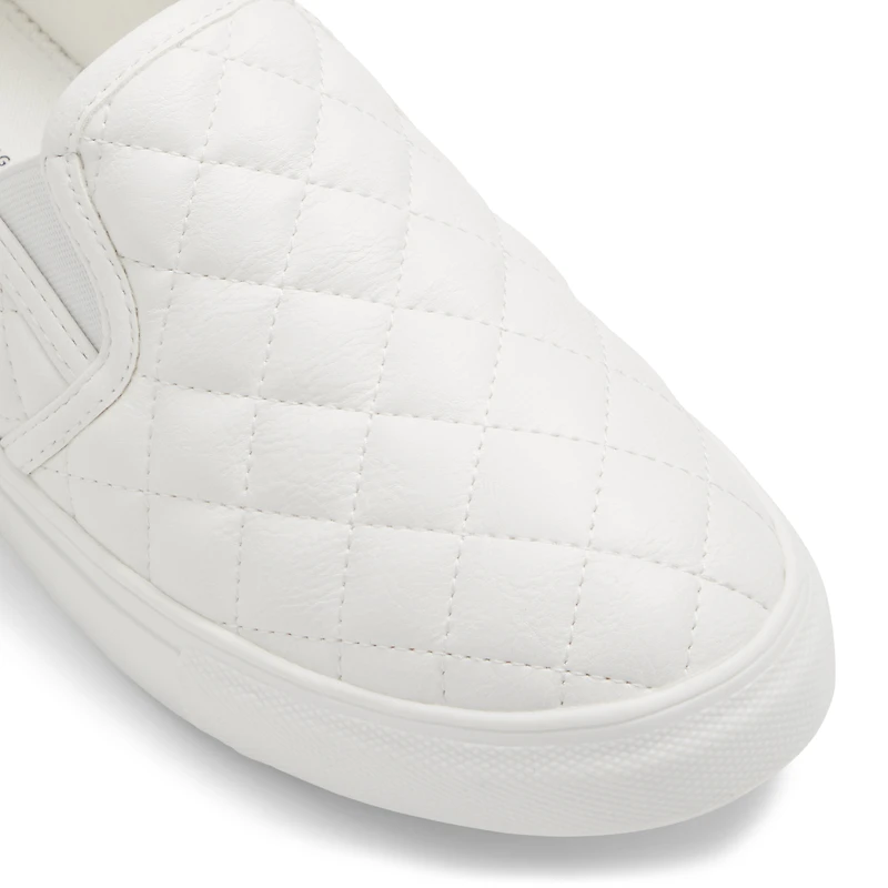Iggyy White Women's Slip On Sneakers