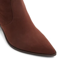 Johannah Marron Foncé Femmes Bottillons | Boutique Spring Canada