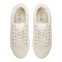 Kalinaaa Light Grey Women's Lace Up Sneakers
