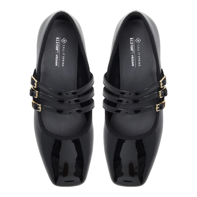 Kamelie Autre Noir Femmes Ballerines | Boutique Spring Canada