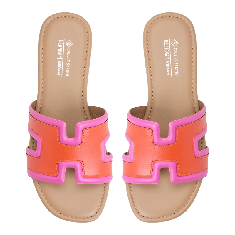 Kamiko Red Women's Slides